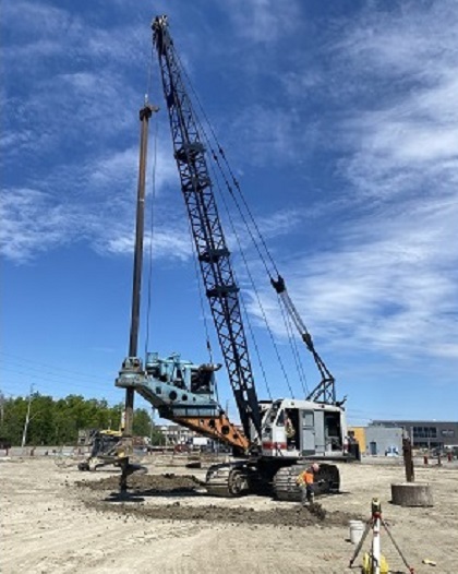Crane Mounted Drill Rigs